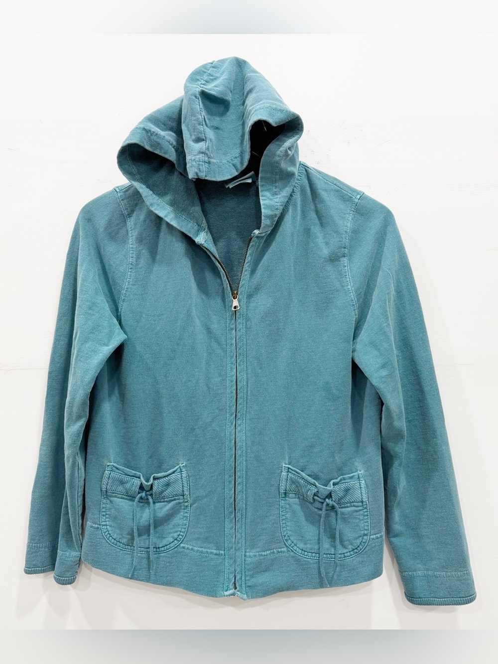 Hot Cotton Petite by Marc Wear Teal Cotton Made in USA X-Small